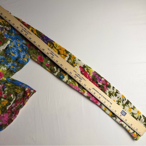 HWR Anthropologie Floral Knit Cardigan Sweater Size Medium EUC - Picture 6 of 11